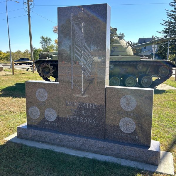 SISSETON DEDICATED TO ALL VETERANS MEMORIAL BACK
