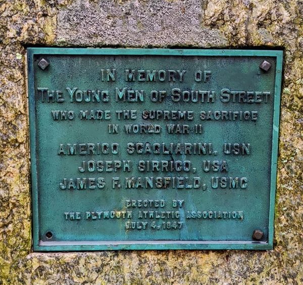 SOUTH STREET WORLD WAR II SUPREME SACRIFICE MEMORIAL PLAQUE