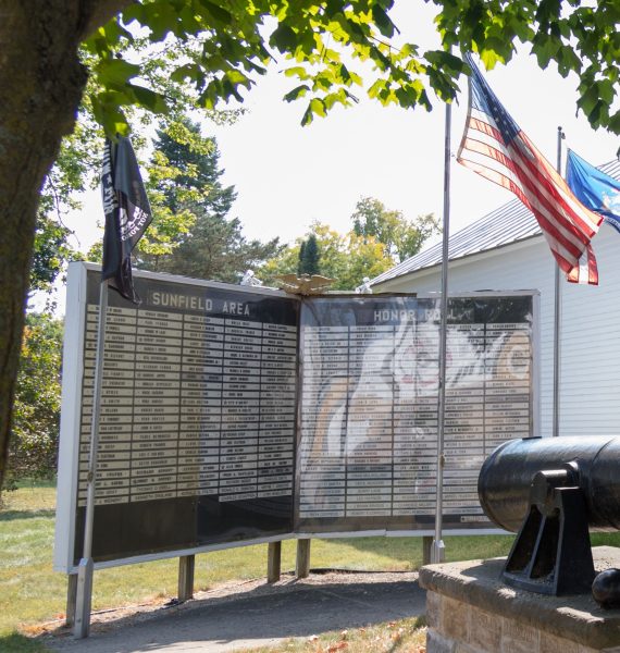 SUNFIELD AREA HONOR ROLL VETERANS MEMORIAL