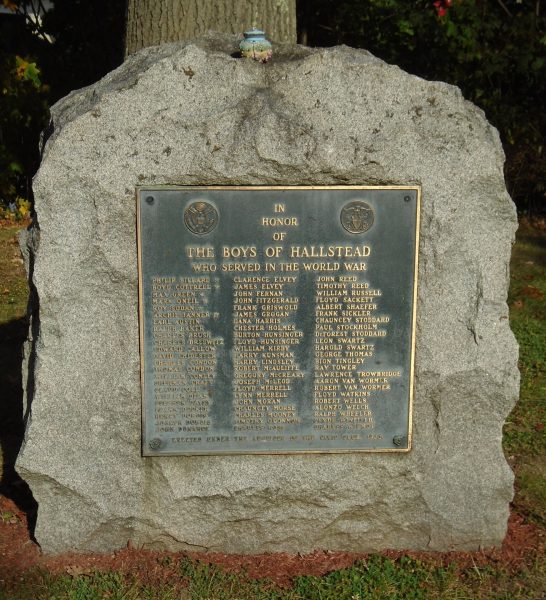 THE BOYS OF HALLSTEAD WORLD WAR MEMORIAL