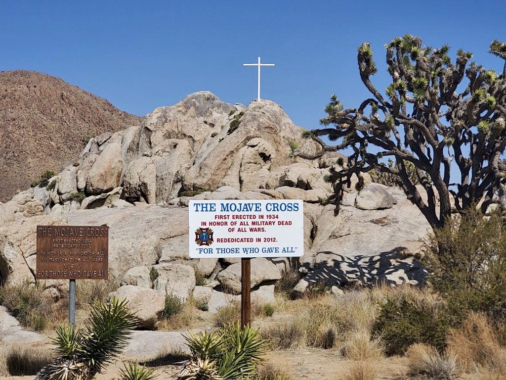 THE MOJAVE CROSS WAR VETERANS MEMORIAL