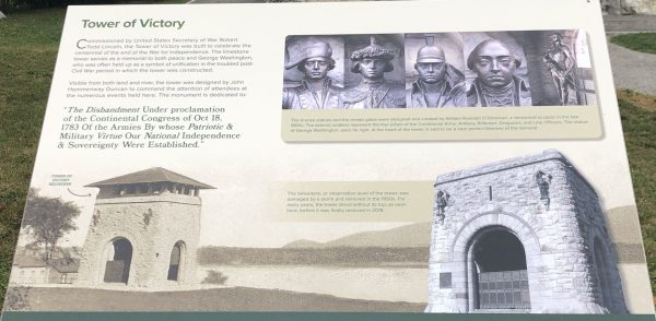 TOWER OF VICTORY REVOLUTIONARY WAR MEMORIAL PANEL