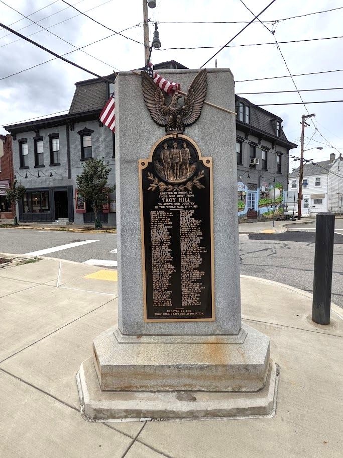 TROY HILL WORLD WAR MEMORIAL