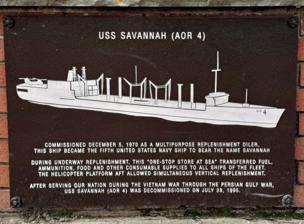 USS SAVANNAH (AOR 4) WAR
