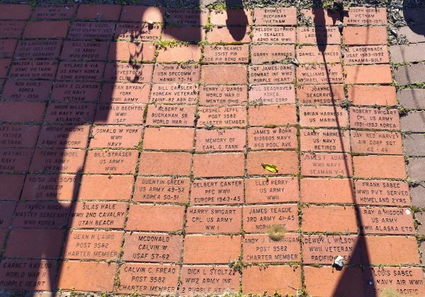 V.F.W. POST 9582 VETERANS MEMORIAL BRICKS SECTION C
