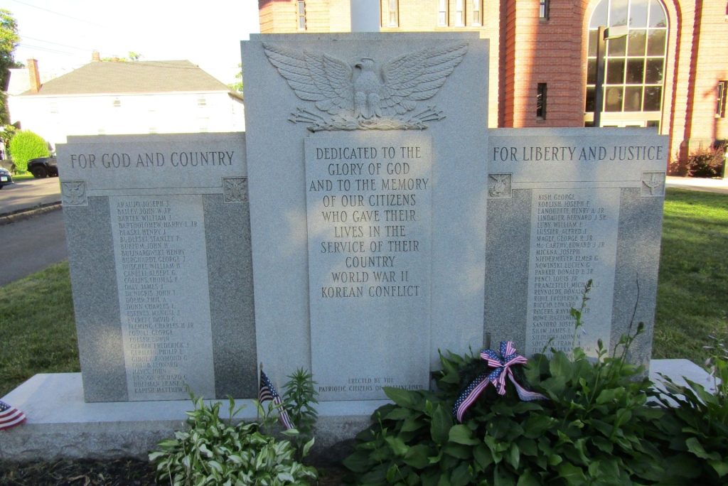 WALLINGFORD WORLD WAR II AND KOREAN CONFLICT MEMORIAL
