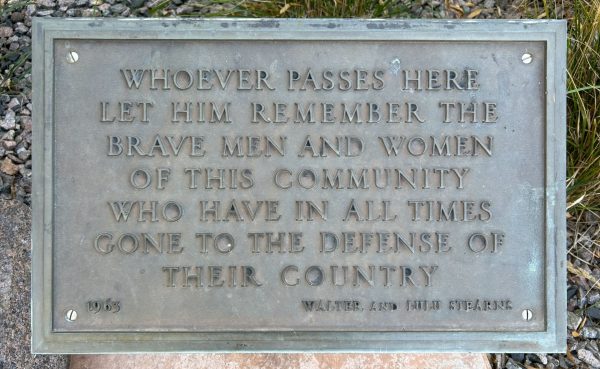 WALNUT GROVE VETERANS MEMORIAL PLAQUE