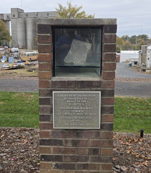 A SHARD FROM THE PENTAGON EXTERIOR WALL MEMORIAL
