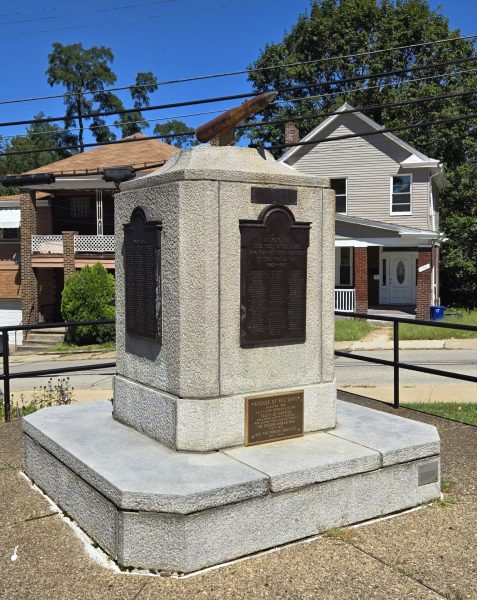 WORLD WAR I HONOR ROLL BRONZE GRANITE MEMORIAL