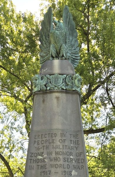 16-TH MILITARY ZONE WORLD WAR MEMORIAL CLOSE-UP