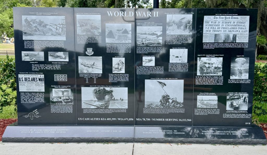 AMVETS POST 2006 WORLD WAR II MEMORIAL