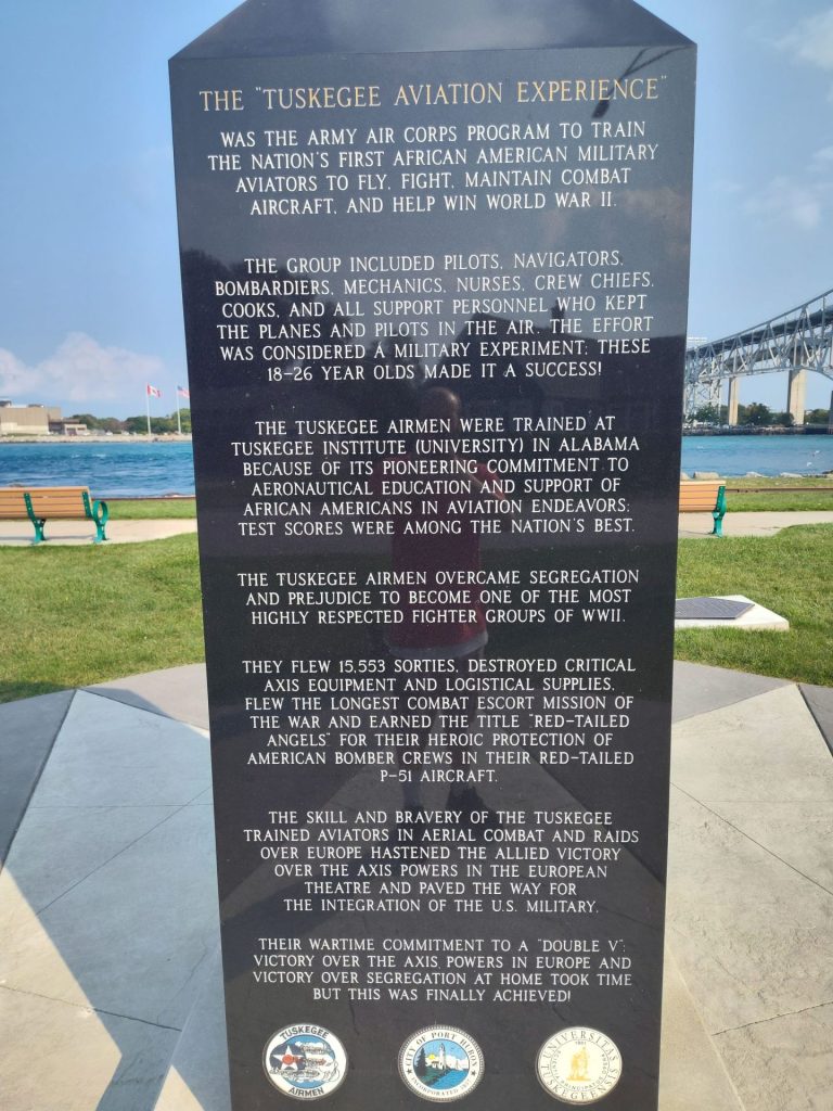 ALABAMA’S TUSKEGEE AIRMEN IN MICHIGAN WAR MEMORIAL SIDE C