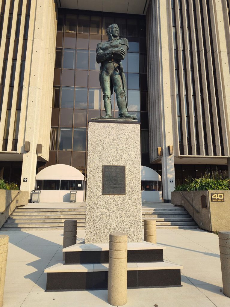 ALEXANDER MACOMB BICENTENNIAL MEMORIAL STATUE
