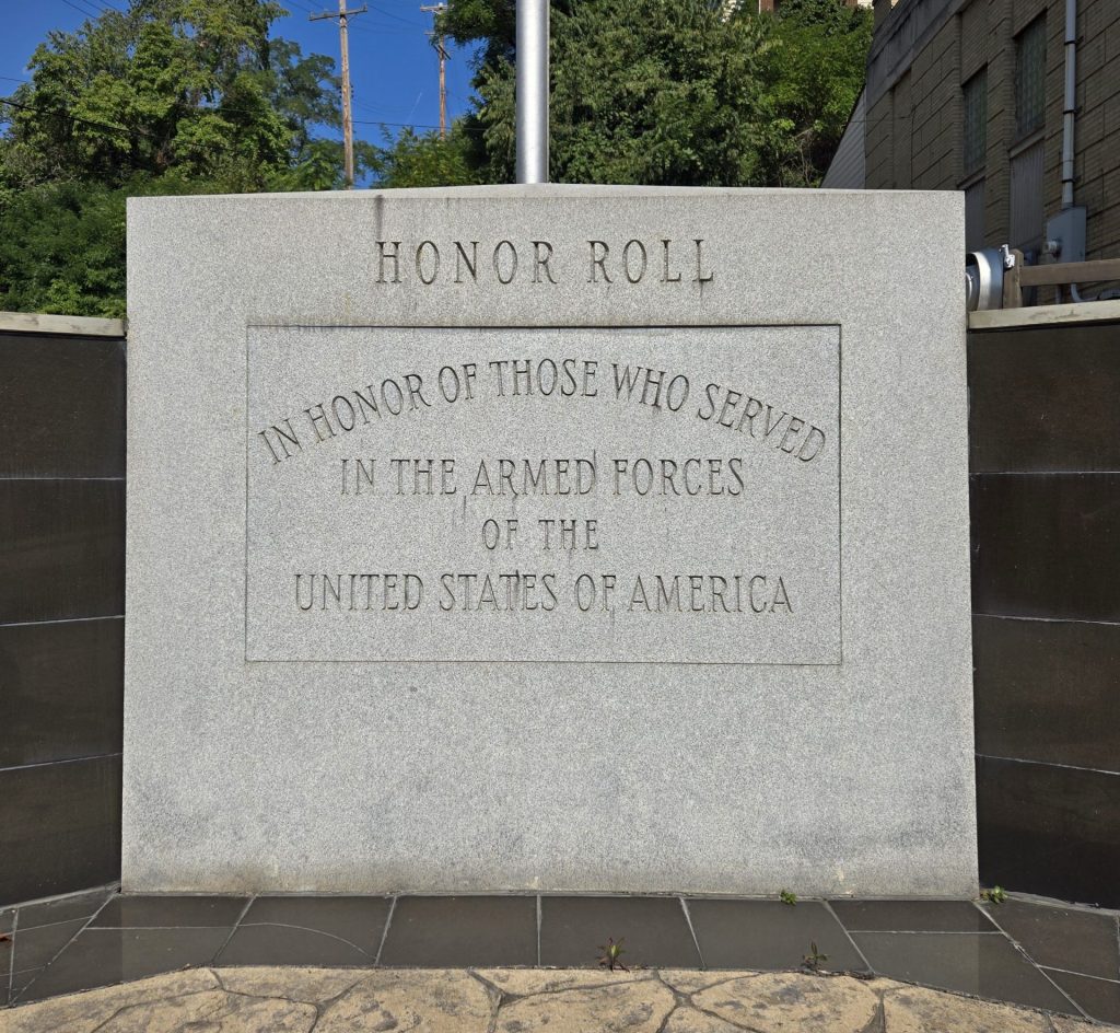AMERICAN LEGION POST 380 HONOR ROLL MEMORIAL CENTER STONE