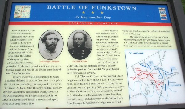 BATTLE OF FUNKSTOWN AT BAY ANOTHER DAY WAR MEMORIAL PANEL