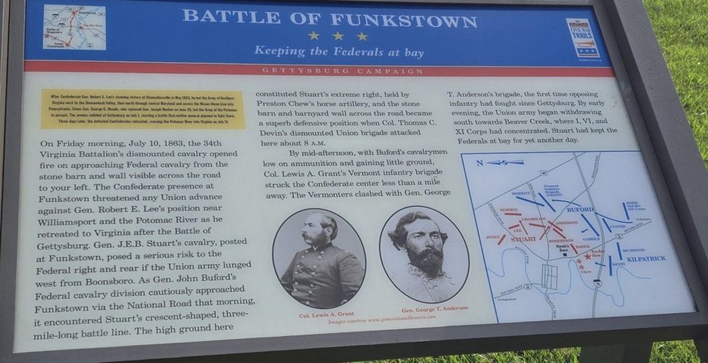 BATTLE OF FUNKSTOWN WAR MEMORIAL PANEL