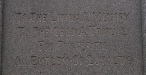 BERWICK MAINE WAR MEMORIAL STONE A