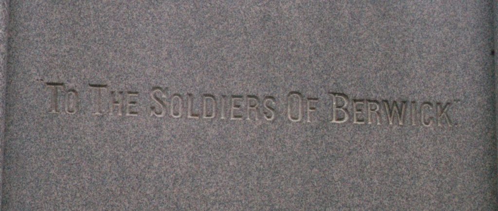 BERWICK MAINE WAR MEMORIAL STONE B