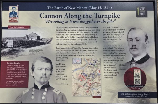 CANNON ALONG THE TURNPIKE WAR MEMORIAL PANEL