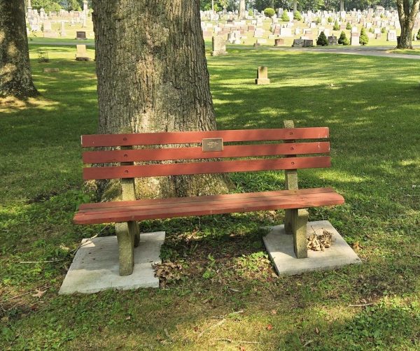 CHARLES J. BARNO WAR MEMORIAL BENCH