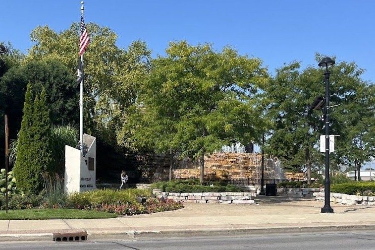 CITIZENS OF NILES ALL VETERANS MEMORIAL WATERFALL