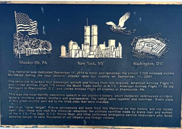 CITY OF MADEIRA BEACH SEPTEMBER 11, 2001 MEMORIAL PLAQUE