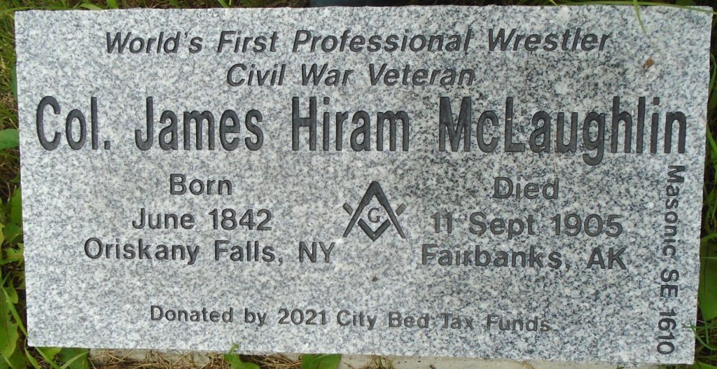 COL. JAMES HIRAM MCLAUGHLIN WAR MEMORIAL TABLET