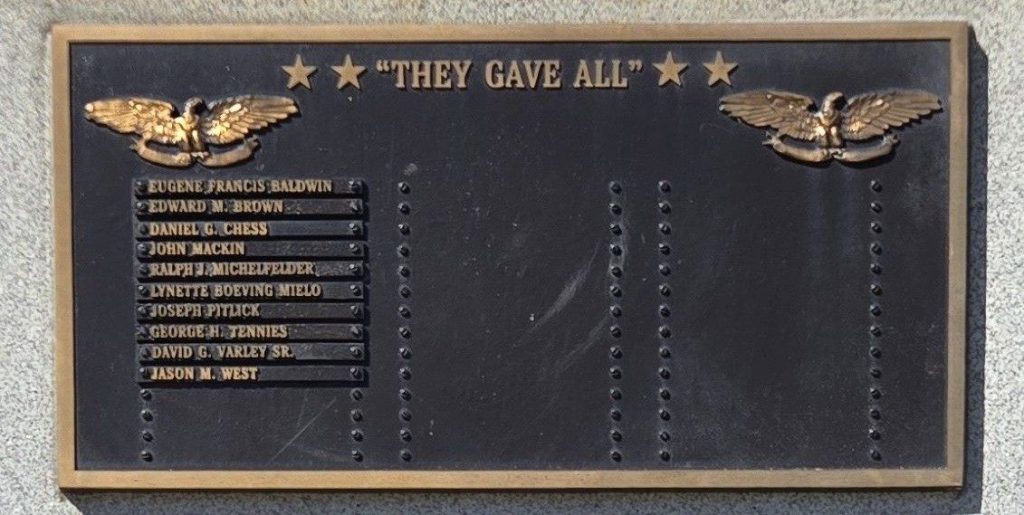 CRAFTON BOROUGH ARMED FORCES WAR MEMORIAL PLAQUE A