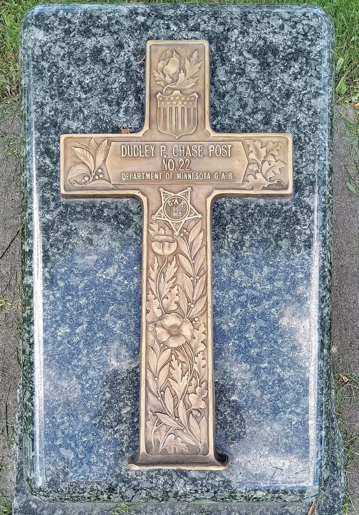 DUDLEY P. CHASE POST NO. 22 WAR MEMORIAL CROSS