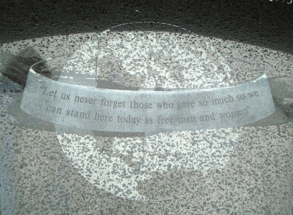 EIELSON AIR FORCE BASE POW MIA MEMORIAL PLAQUE