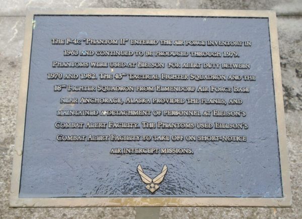 F-4C “PHANTOM” II MEMORIAL AIRCRAFT PLAQUE A