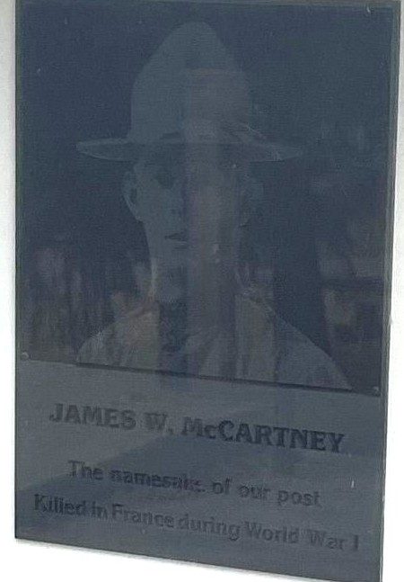 FANNETT-METAL TOWNSHIP’S ROLL OF HONOR MEMORIAL BACK PHOTO