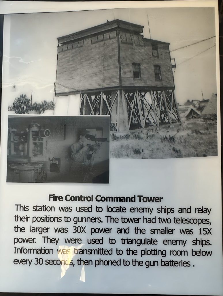 FIRE CONTROL COMMAND TOWER MEMORIAL PLAQUE