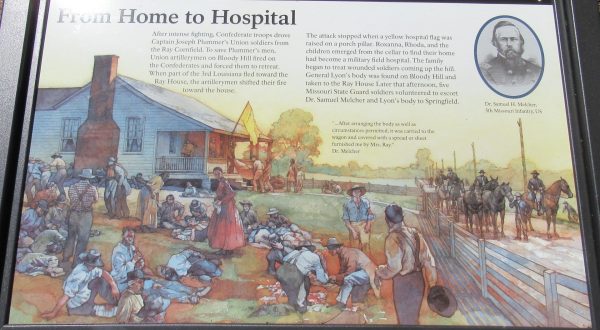 FROM HOME TO HOSPITAL WAR MEMORIAL PANEL