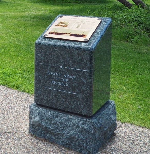 GRAND ARMY OF THE REPUBLIC WAR MEMORIAL STONE