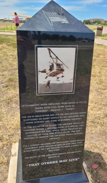 HH-43 HELICOPTER MEMORIAL SIDE B