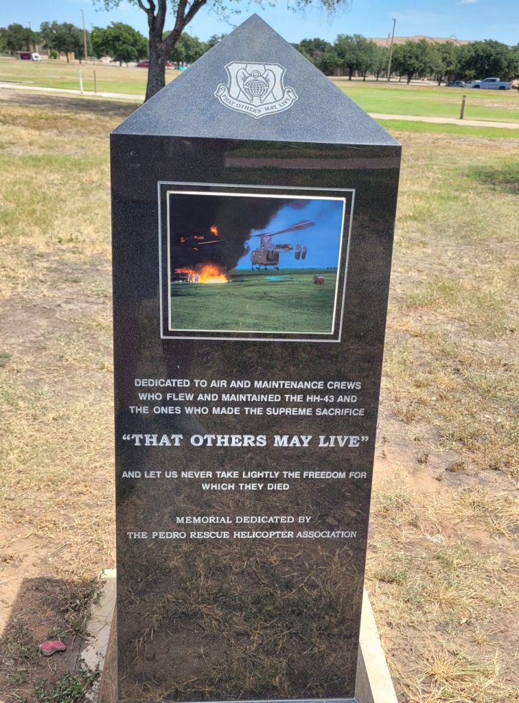 HH-43 HELICOPTER MEMORIAL SIDE D