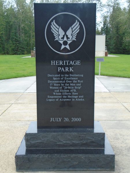 HERITAGE PARK MEMORIAL STONE