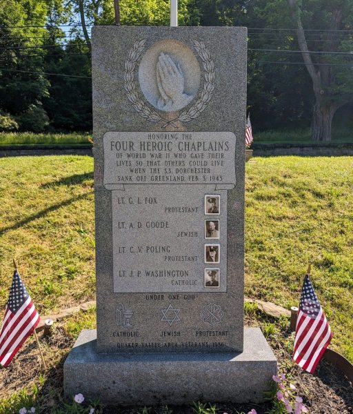 HONORING THE FOUR HEROIC CHAPLAINS WAR MEMORIAL