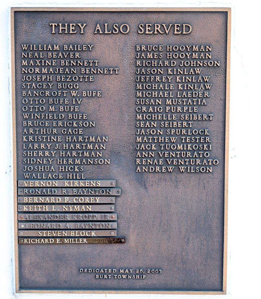IN HONOR OF OUR COUNTRY’S DEFENDERS WAR MEMORIAL PLAQUE B