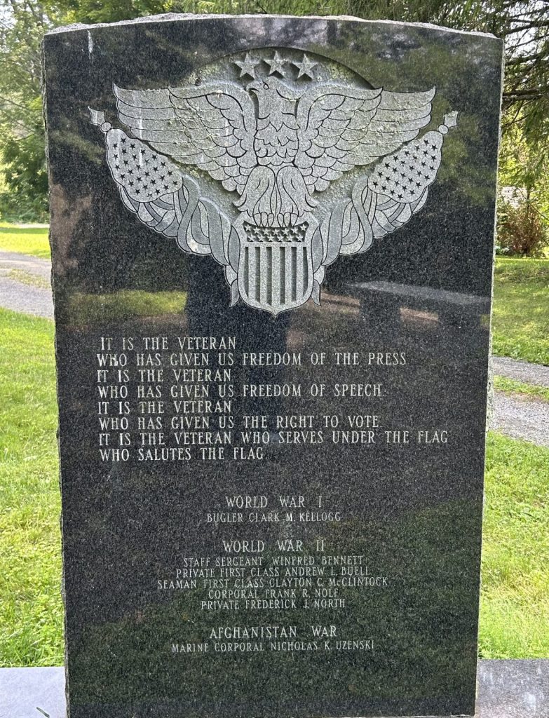 IT IS THE VETERAN WAR MEMORIAL