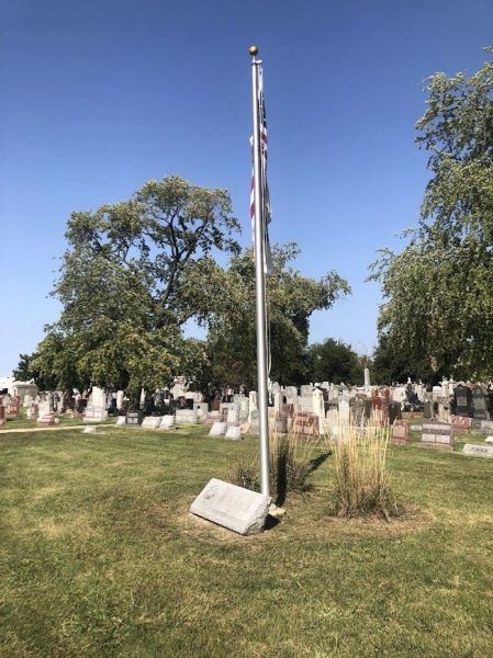 JEWISH WAR VETERANS MEMORIAL FLAGPOLE