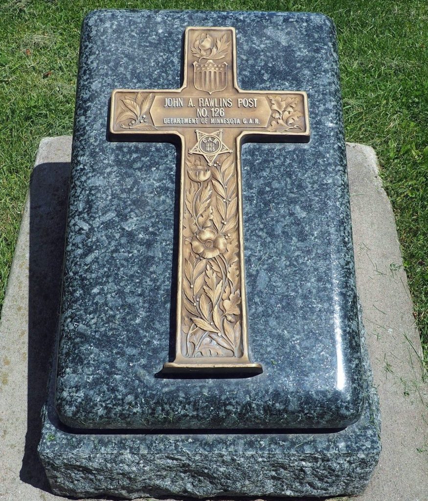JOHN A. RAWLINS POST NO. 126 WAR MEMORIAL CROSS