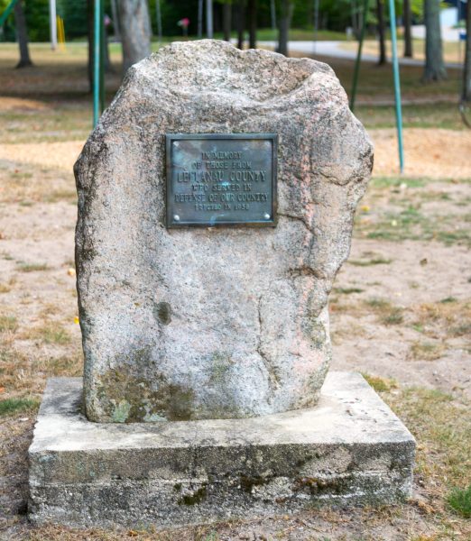 LEELANAU COUNTY WAR VETERANS MEMORIAL