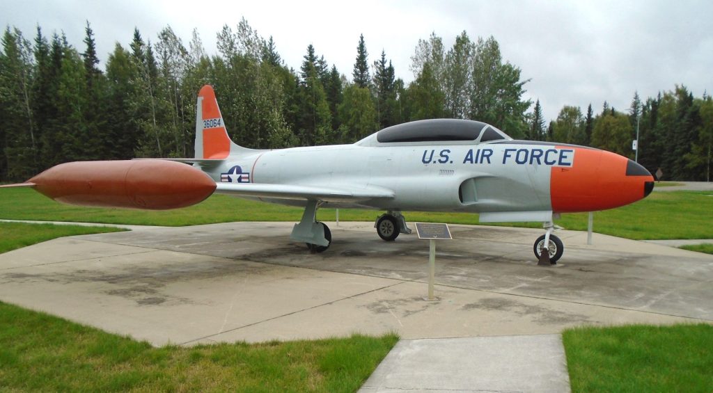 LOCKHEED T-33 A “SHOOTING STAR” MEMORIAL AIRCRAFT EIELSON
