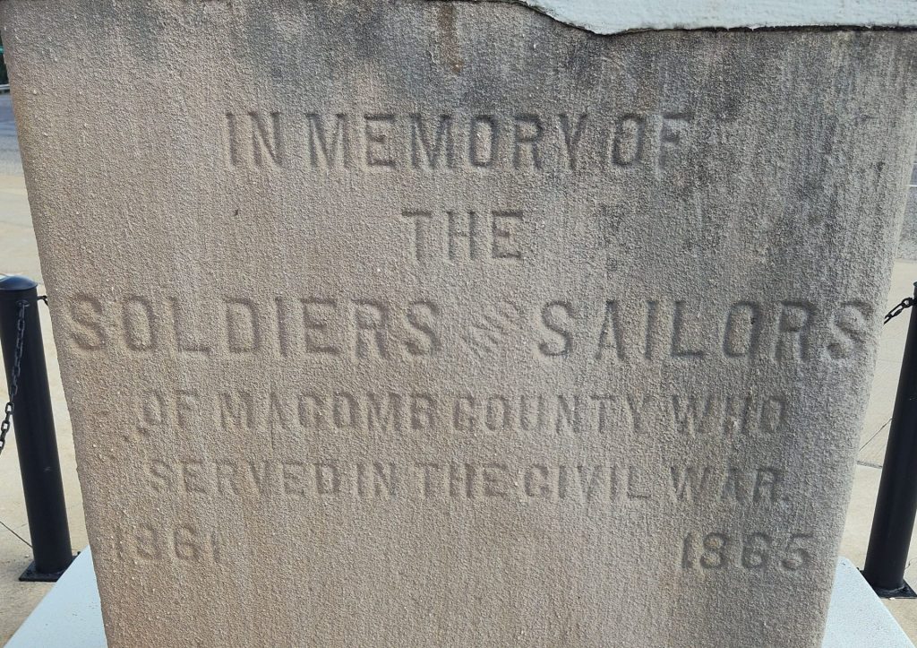 MACOMB COUNTY SOLDIERS AND SAILORS WAR MEMORIAL STONE