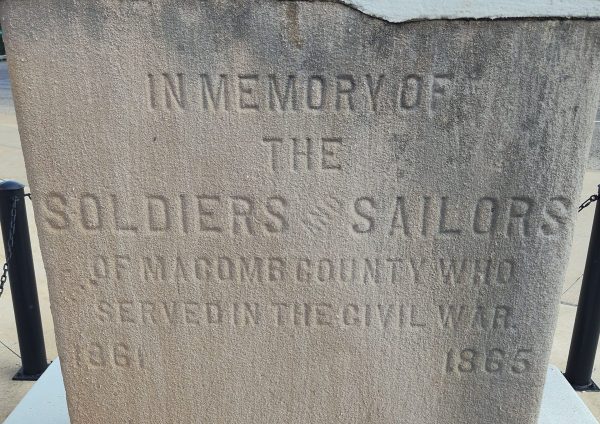 MACOMB COUNTY SOLDIERS AND SAILORS WAR MEMORIAL STONE