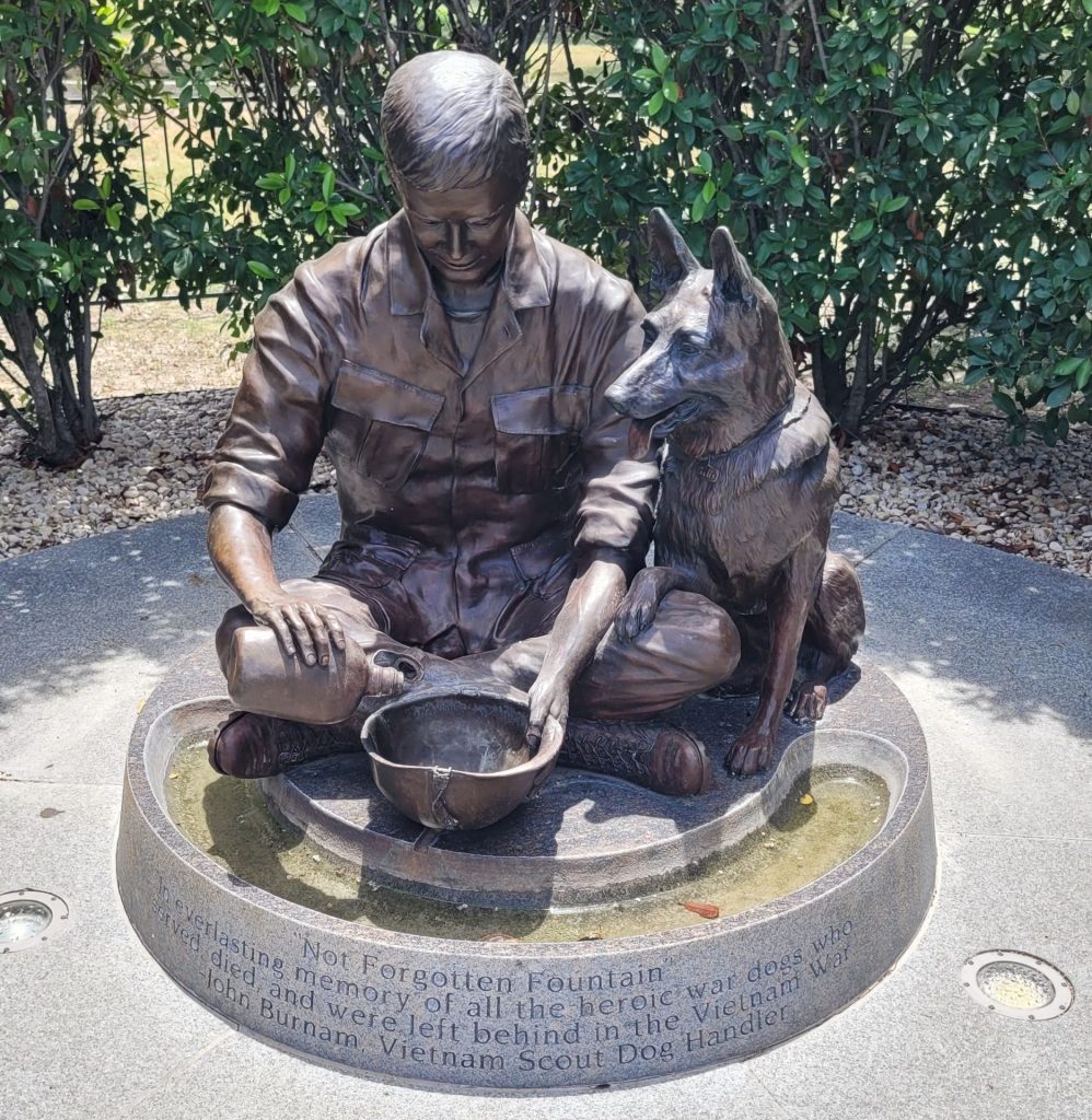 MILITARY WORKING DOG TEAMS NATIONAL MONUMENT FOUNTAIN