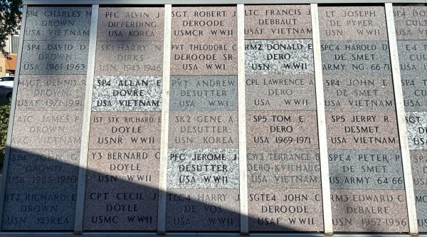 MINNEOTA-GHENT-TAUNTON-VETERAN’S MEMORIAL BRICKS SECTION C