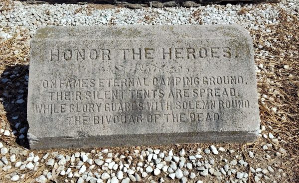 NORTH OREGON CEMETERY CIVIL WAR MEMORIAL STONE